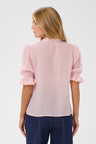 SAINT TROPEZ Bluse 'KristelSZ' in Pink