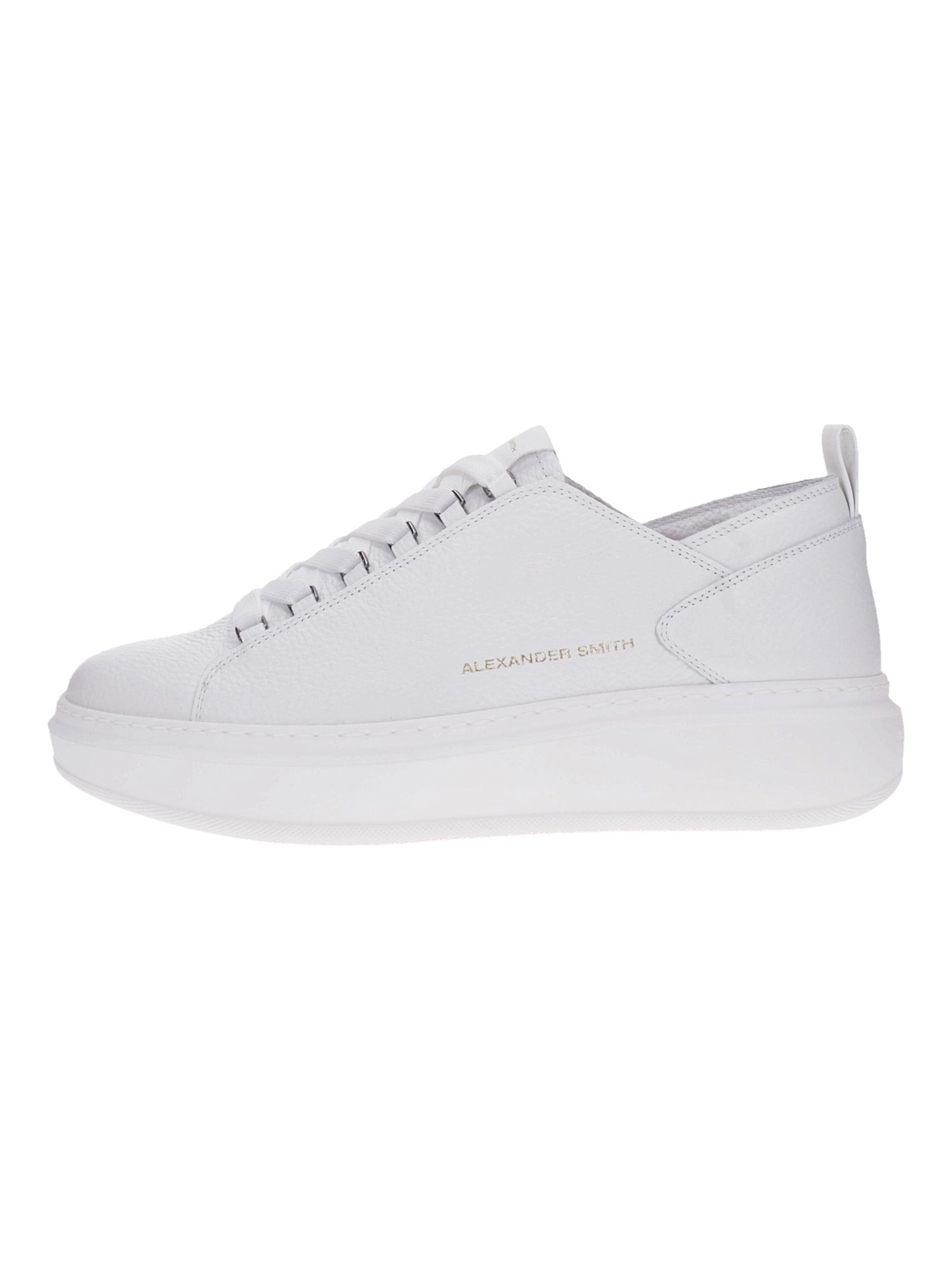 Sneaker bassa 'Asbdwem 2365' di Alexander Smith in bianco: frontale