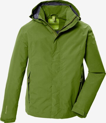 KILLTEC Outdoor Jacket 'GS MN' in Green: front