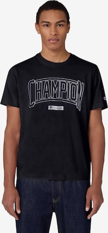 T-Shirt 'Camiseta champion negra puff print crewneck tee' Champion -DO NOT USE- en noir : devant