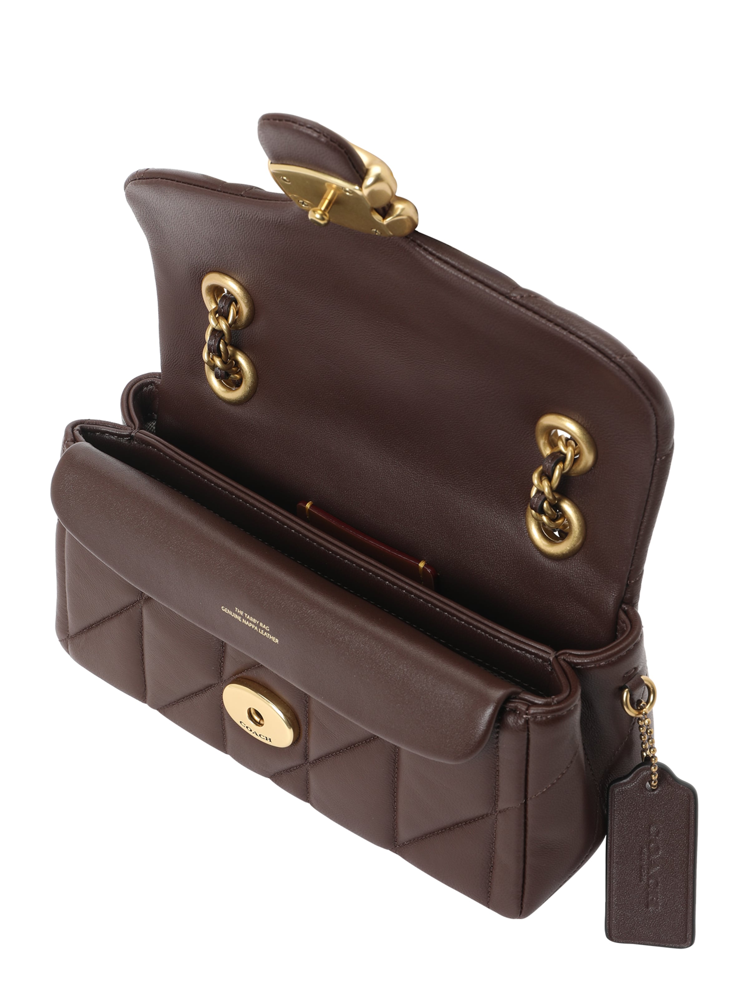COACH Skuldertaske 'TABBY' i brun