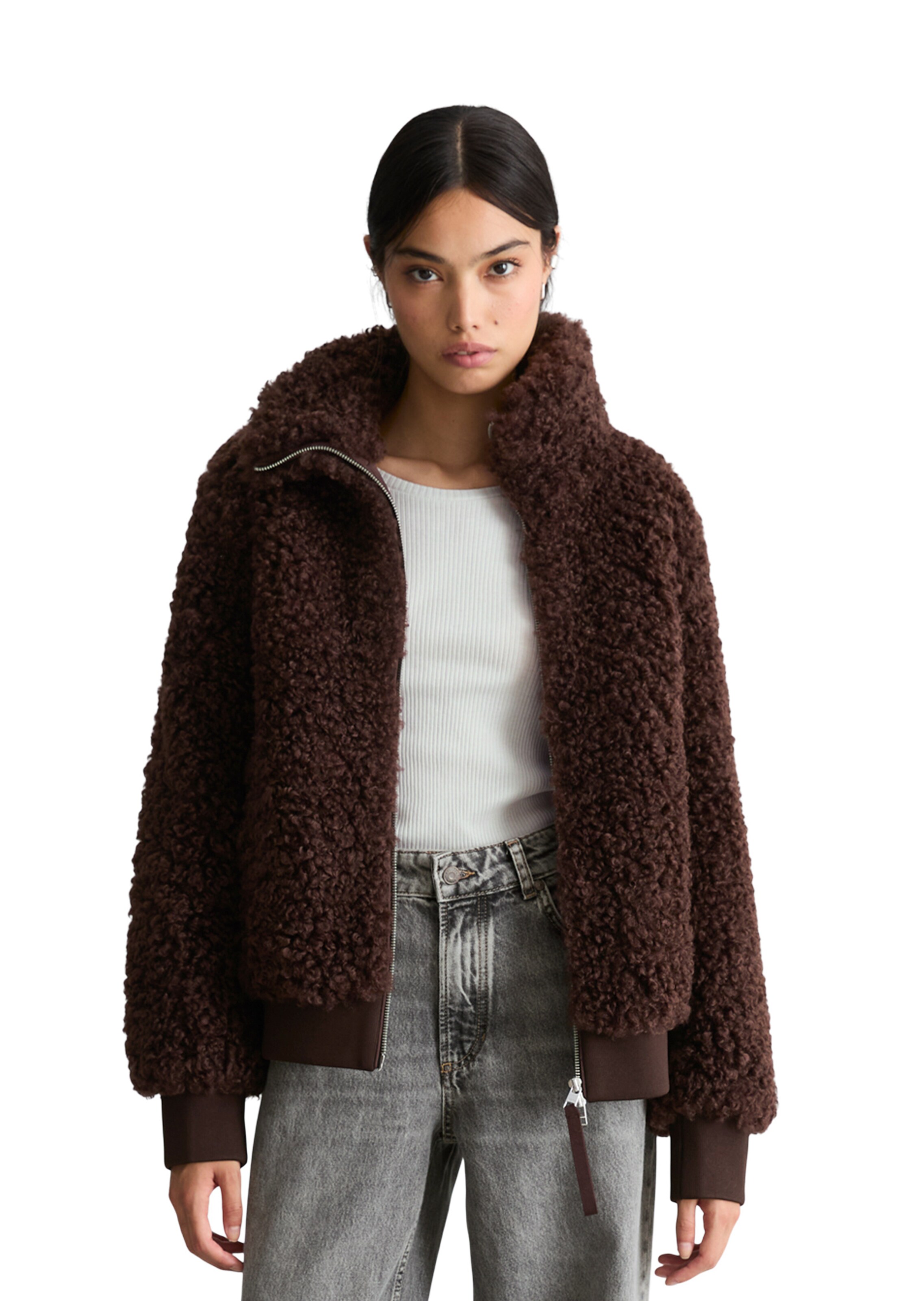 Marc O'Polo DENIM Between-Season Jacket in Brown: front