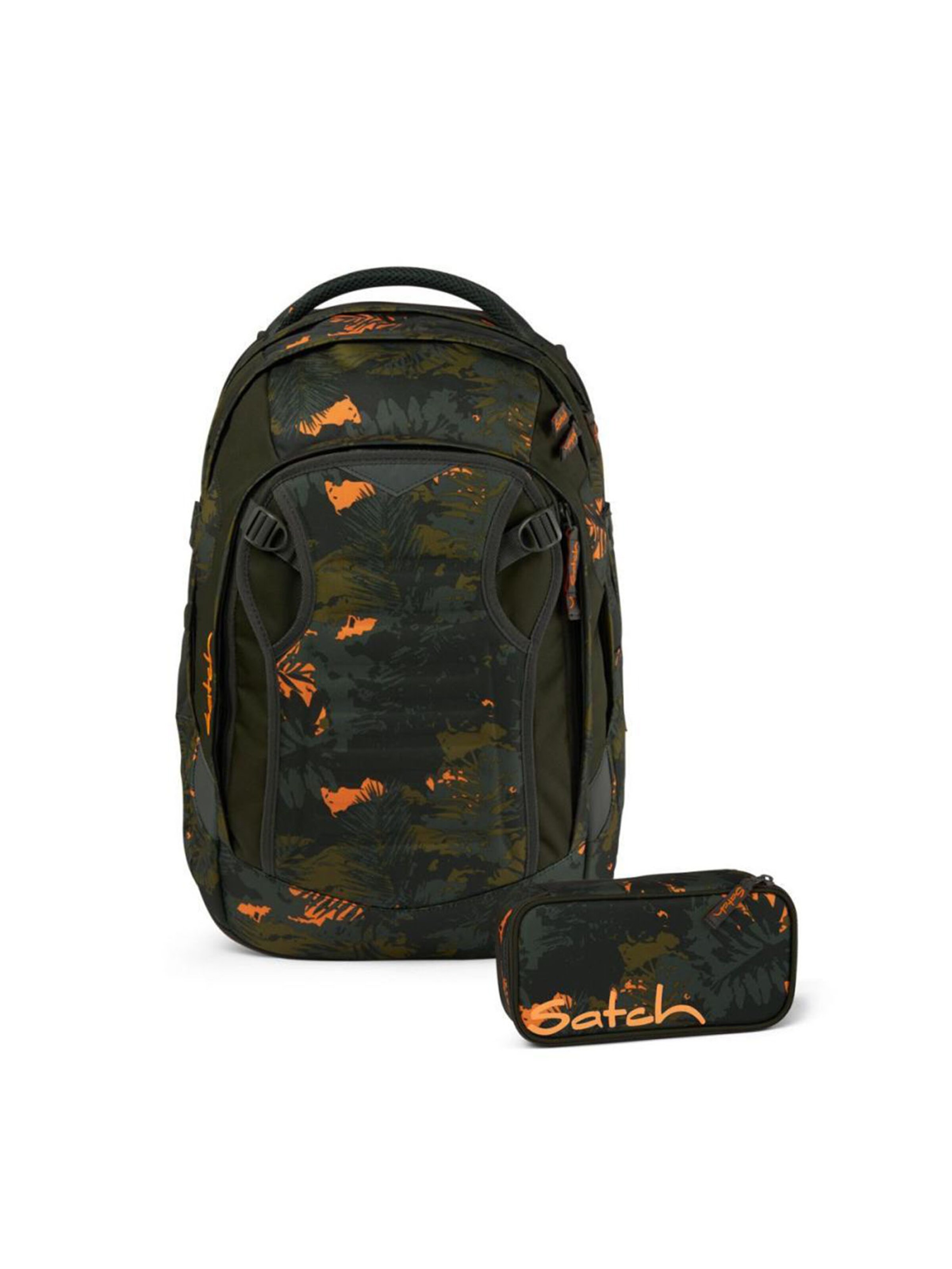 Satch Backpack 'Match 2tlg' in Green: front
