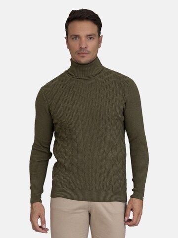Pullover 'Truff' di Sir Raymond Tailor in verde: frontale