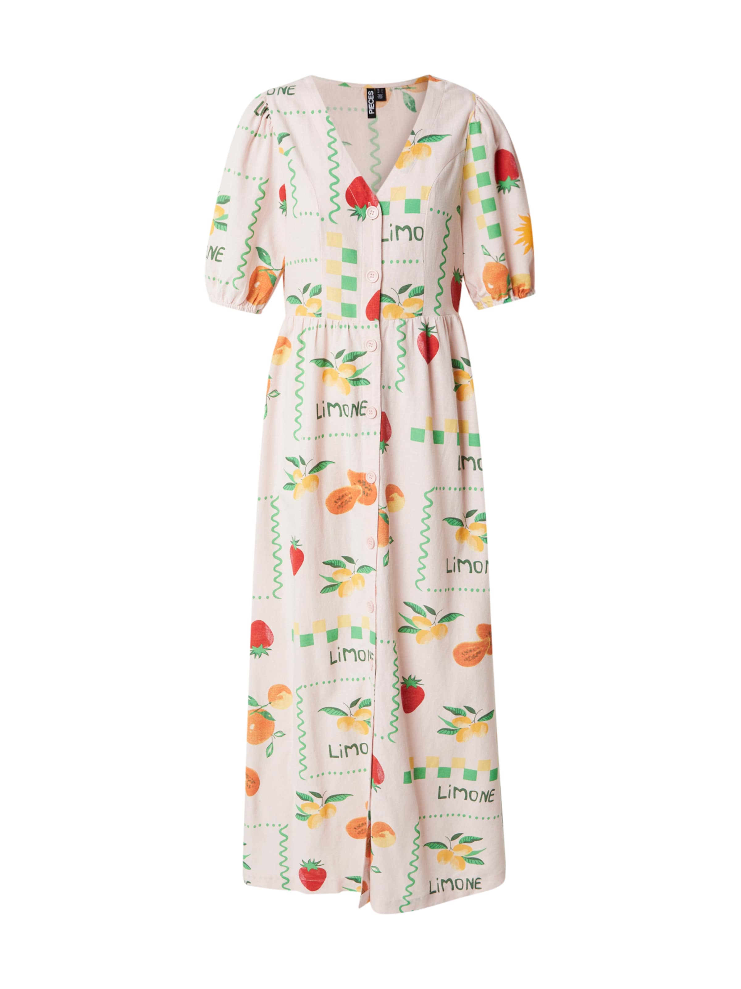 PIECES Klänning 'PCLIMONE' i rosa: framsida