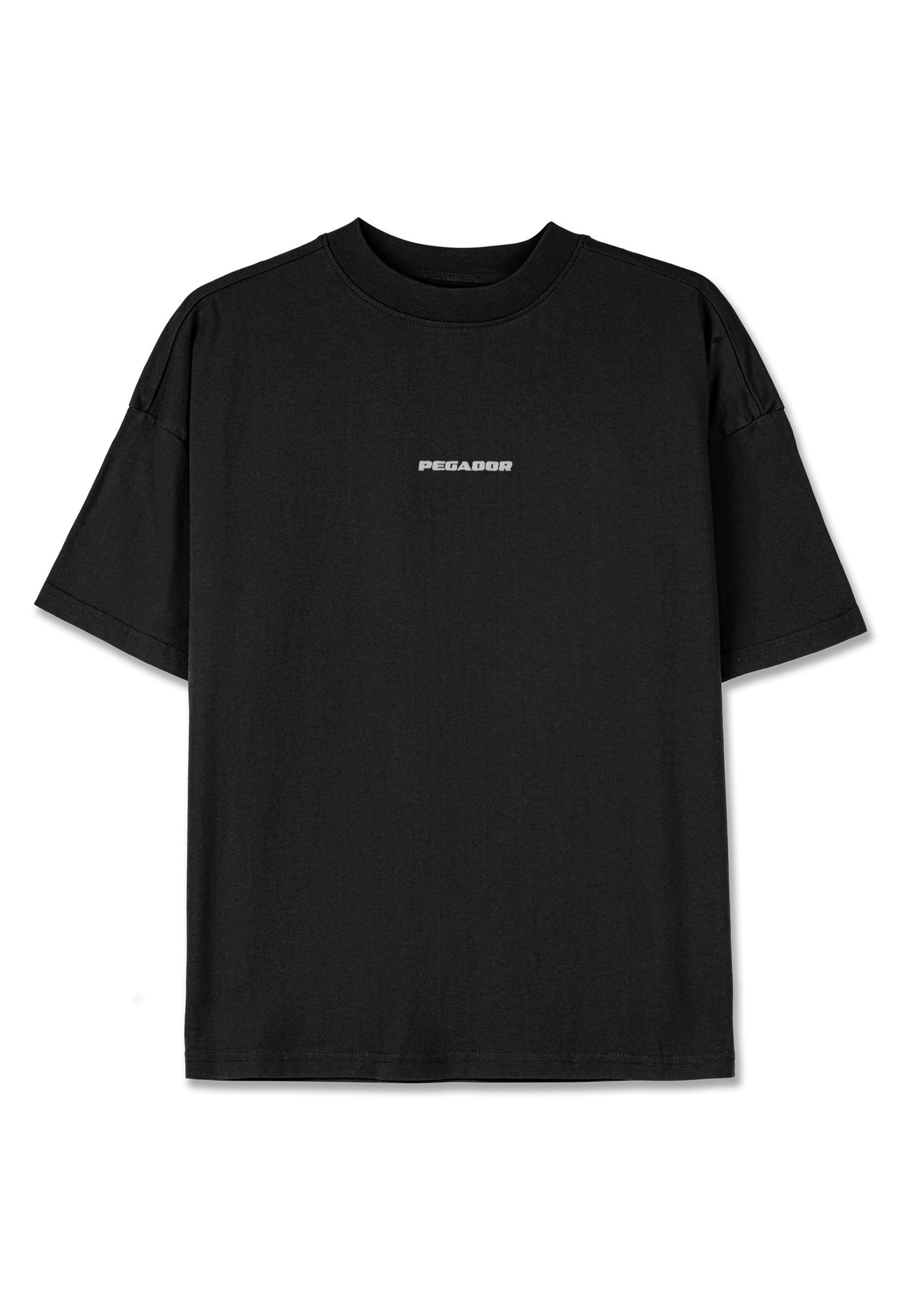 juoda Pegador Marškinėliai 'Bracy': priekis