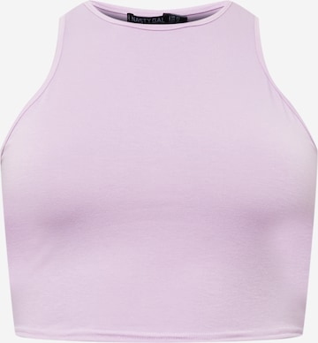 Nasty Gal Plus Top - lila: elől