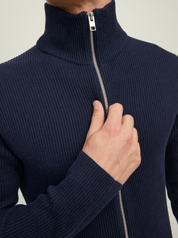 JACK & JONES Knit Cardigan in Blue