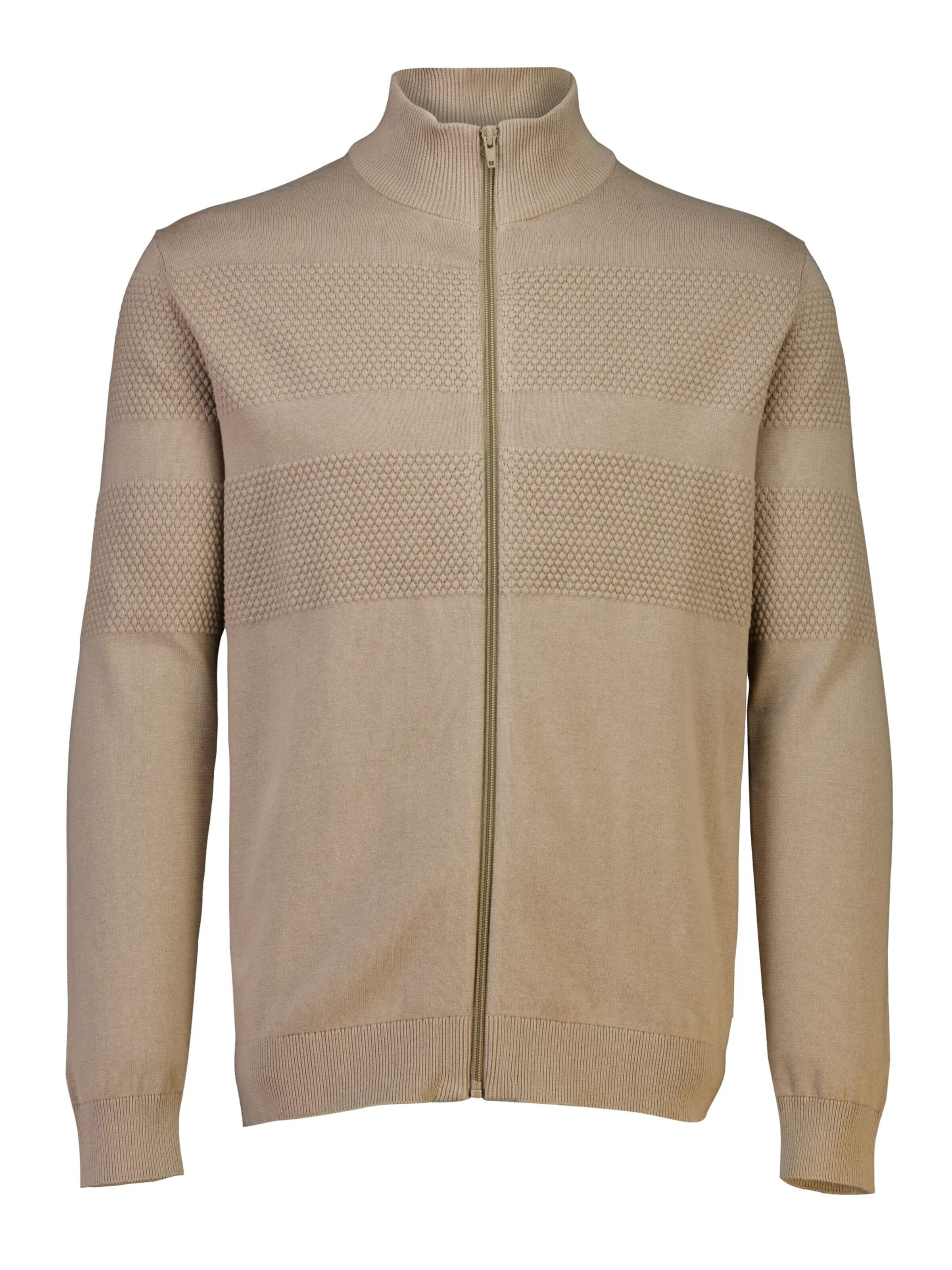 Lindbergh Knit Cardigan in XXXL in Sand, Item view