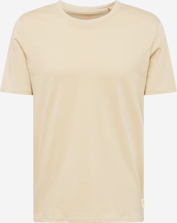 QS T-shirt i beige: framsida