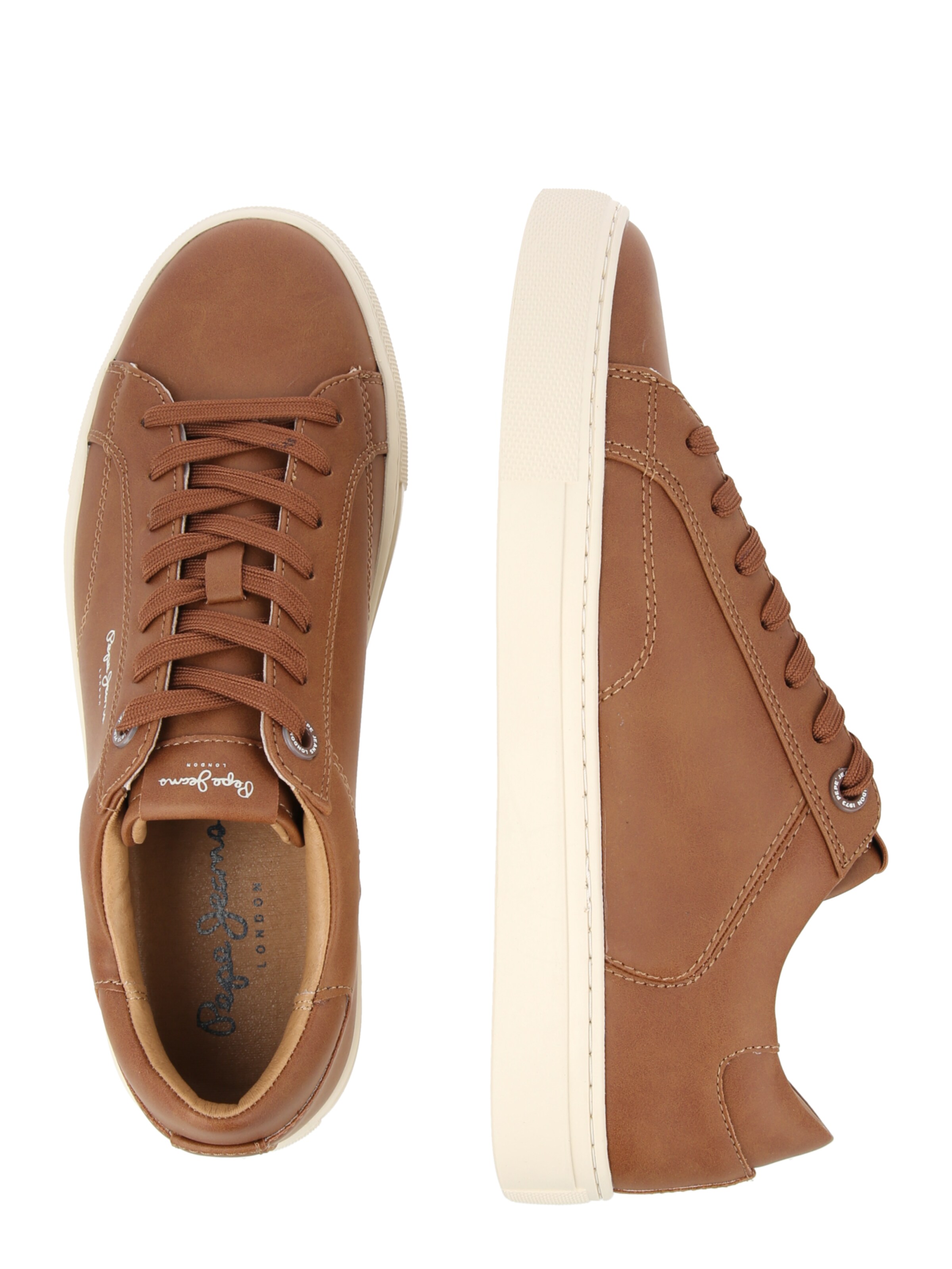 Pepe Jeans Низкие кроссовки 'JOE' в Коричневый