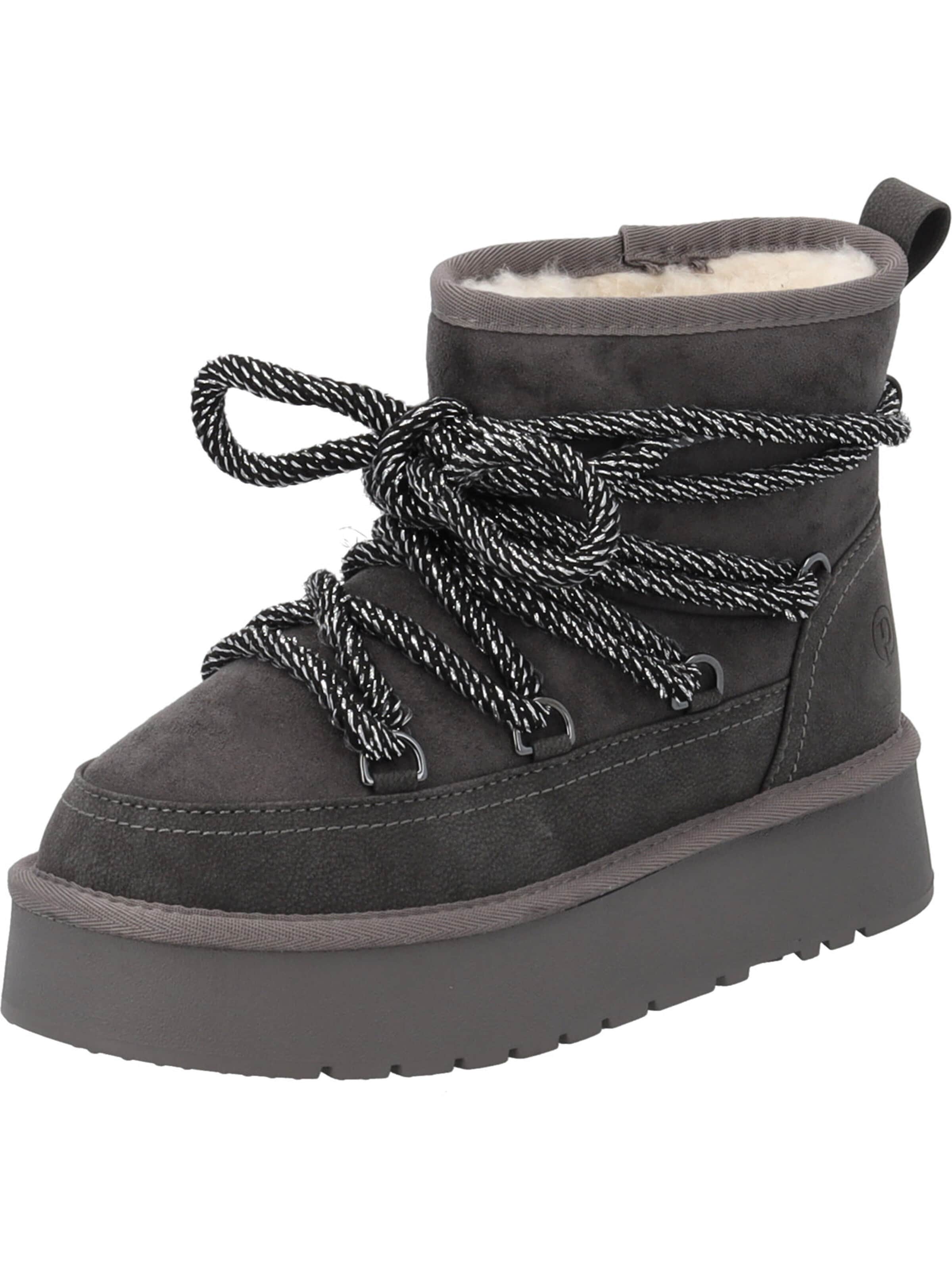 Palado by Sila Sahin Snowboots‌‌‌‌‌‌‌‌‌ in Grau: Vorderseite