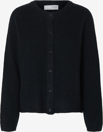 Cardigan 'SLFLULU' SELECTED en bleu : devant