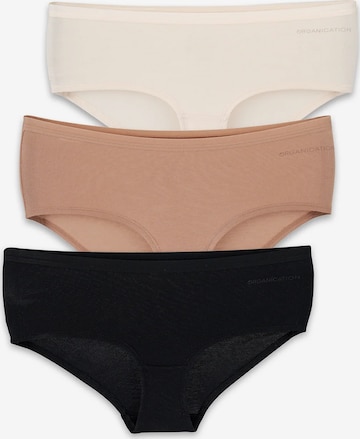 Organication Panty in Beige: Vorderseite