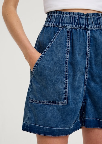 QS Loosefit Jeans i blå