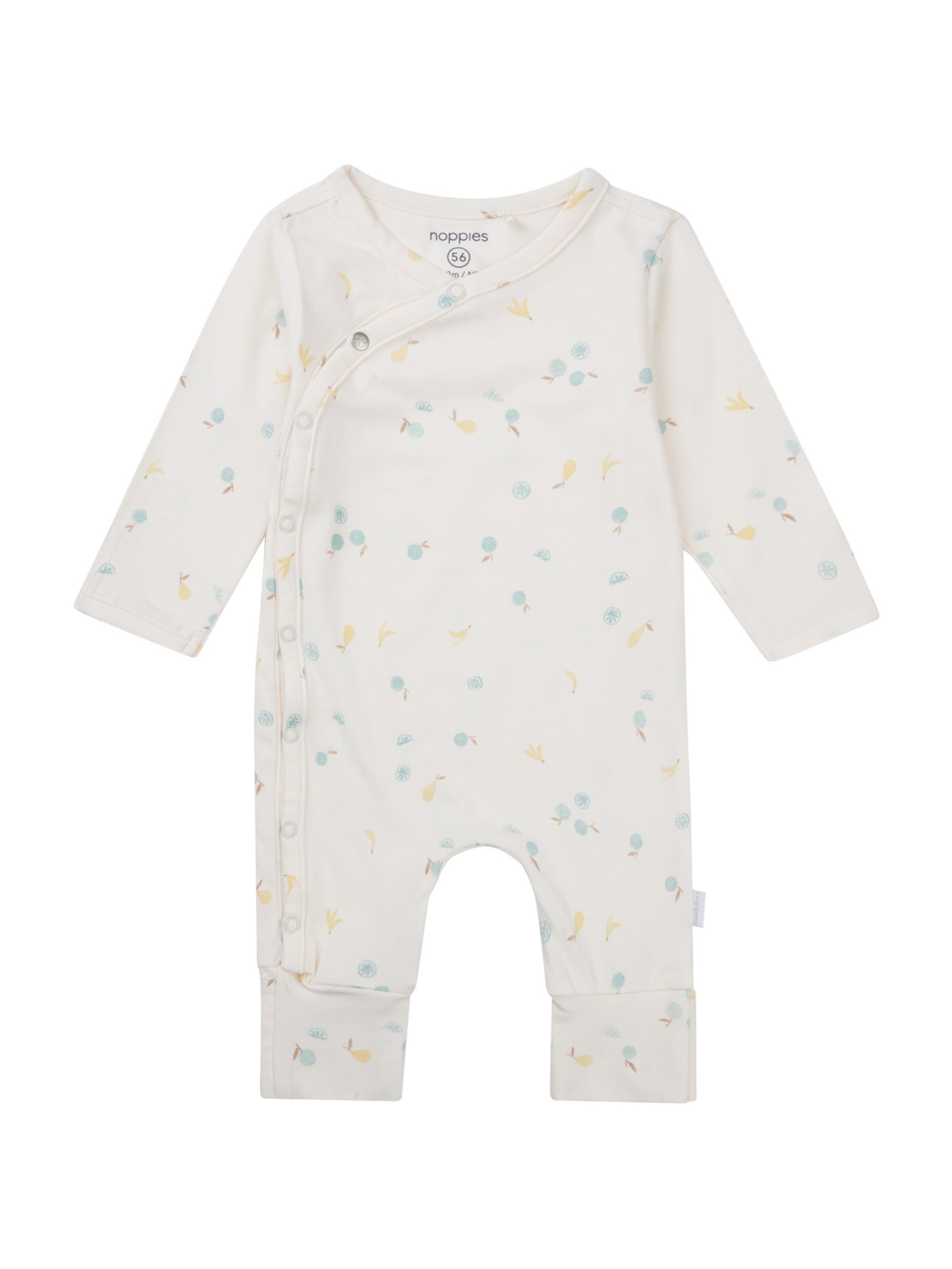 Noppies Бебешки гащеризони/боди 'Olmito' в бяло: отпред