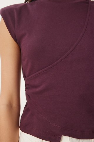 Happiness İstanbul Tričko - Fialová