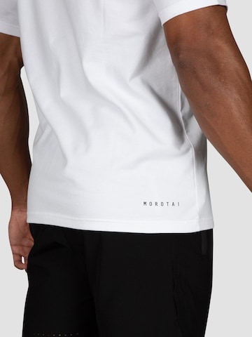 MOROTAI Shirt 'CORPORATE BASIC 2.0' in Weiß