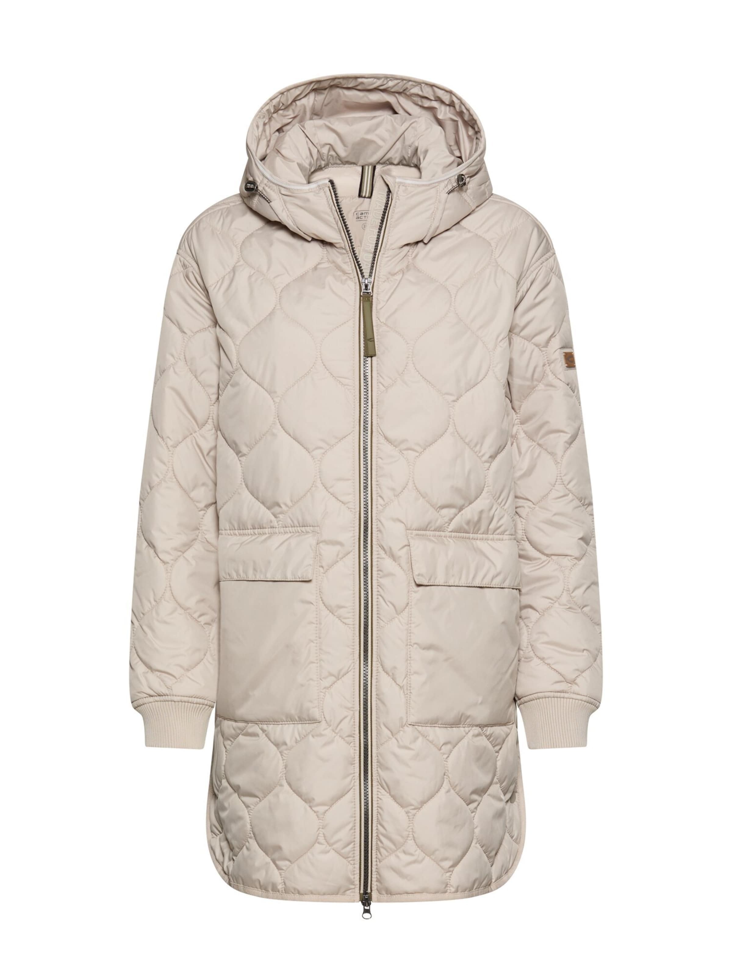 CAMEL ACTIVE Winddichter Mantel in Oversized Passform in Grau: Vorderseite