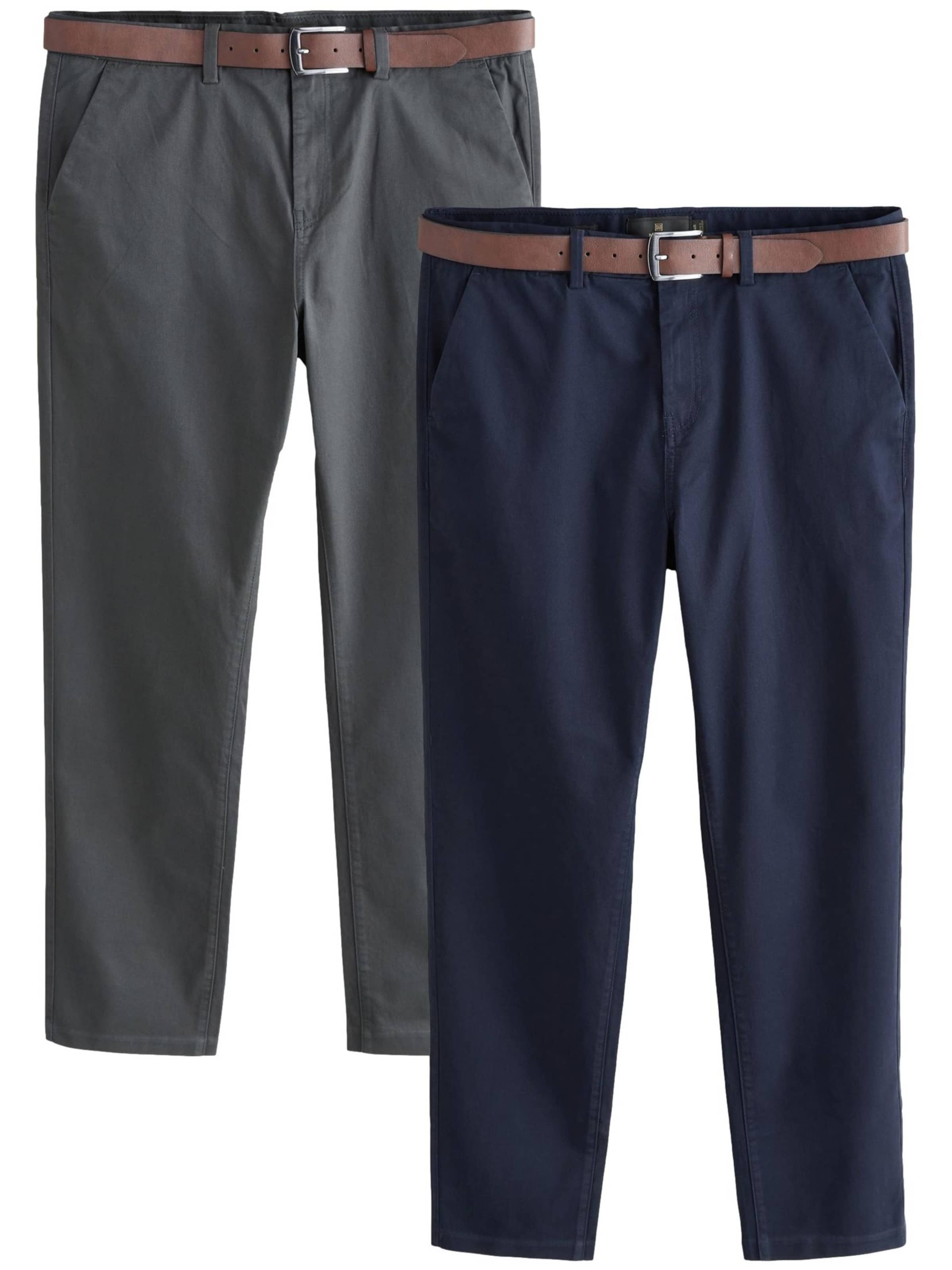 Slimfit Pantaloni chino di Next in blu: frontale