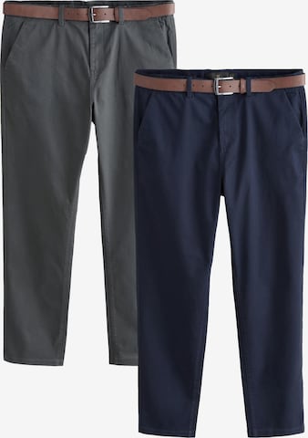 Next Slimfit Chinohousut värissä sininen: etupuoli