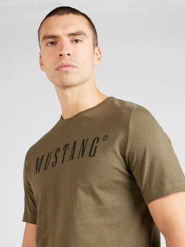 MUSTANG Tričko 'AUSTIN' - Hnedá