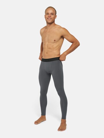 DANISH ENDURANCE Regular Sporthose 'Compression Tights' in Grau