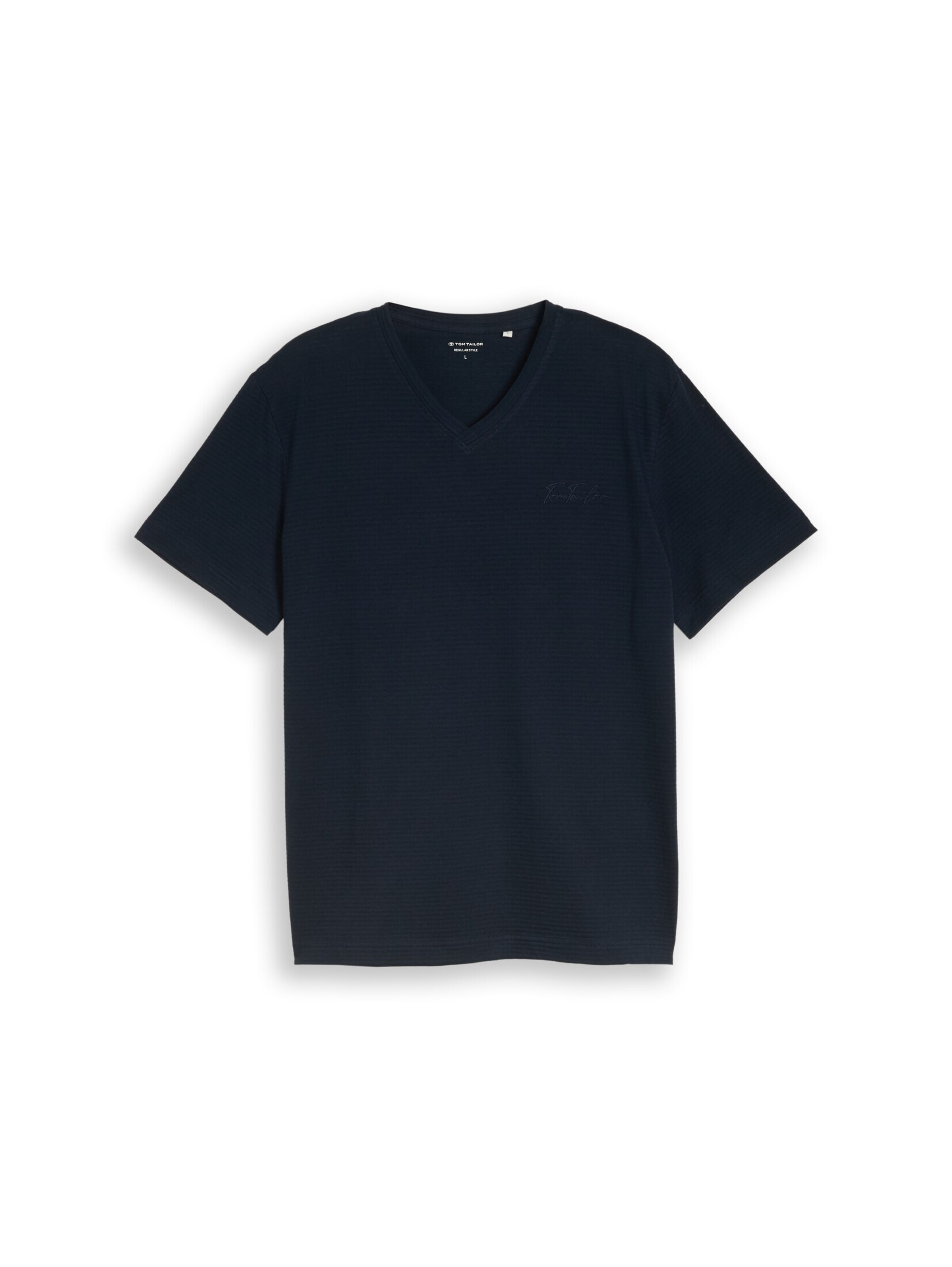 TOM TAILOR Shirt in Blauw: voorkant