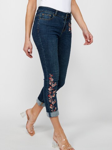 Coupe slim Jean KOROSHI en bleu