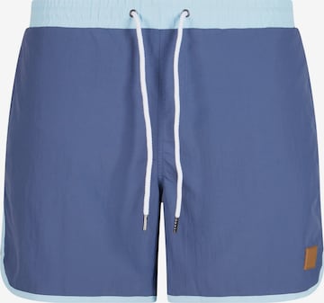 Urban Classics Zwemshorts in Blauw: voorkant