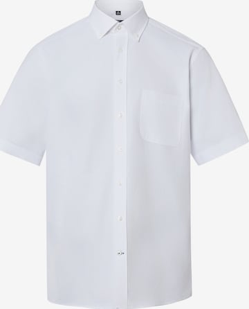 Chemise Nils Sundström en blanc : devant