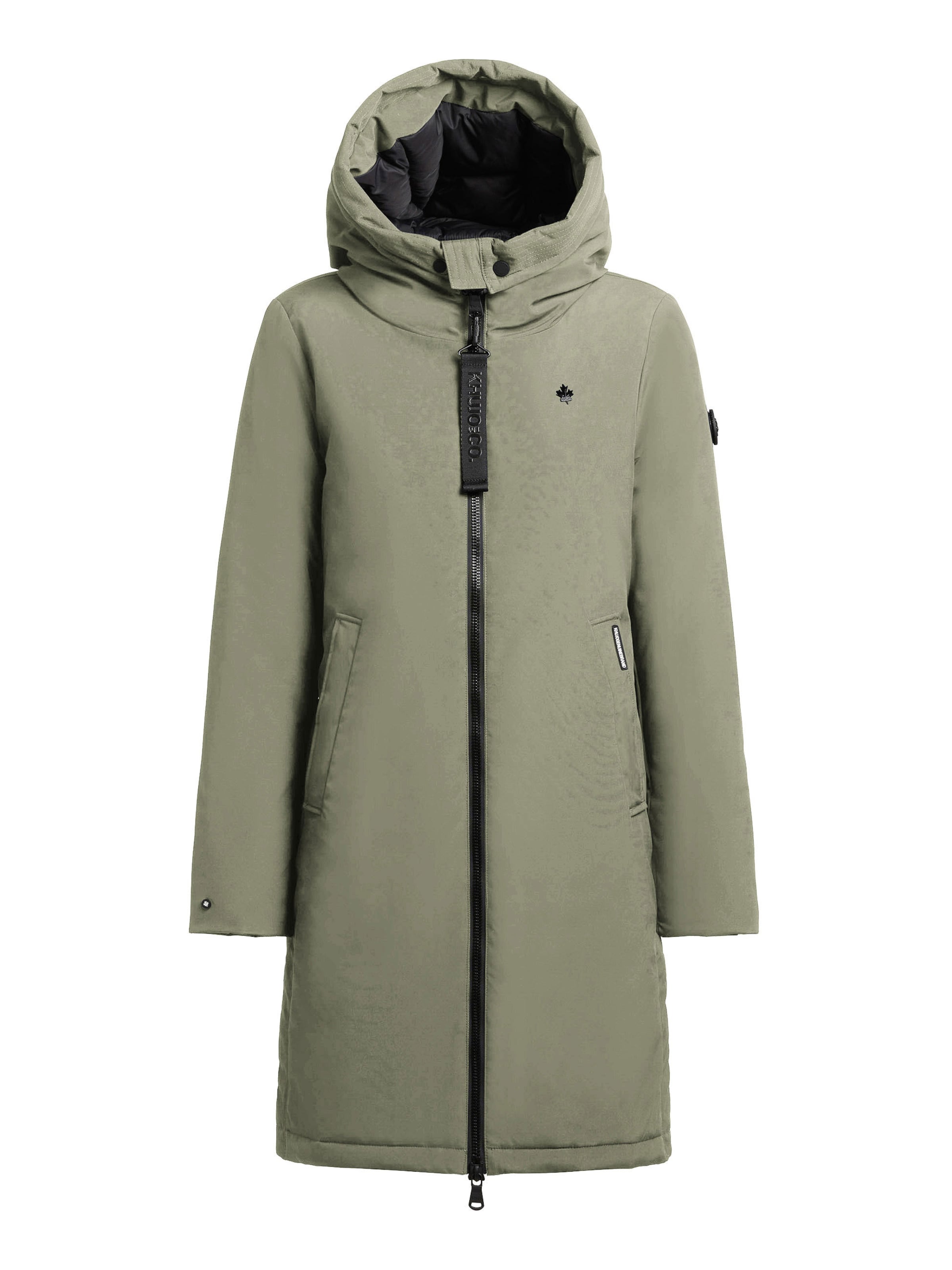 khujo - Abrigo de entretiempo 'YAAK4' en verde: frente