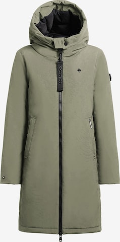 Manteau mi-saison 'YAAK4' khujo en vert : devant