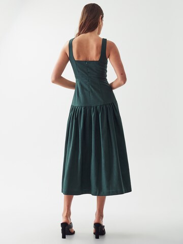 Willa Dress 'QIN' in Green: back