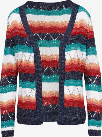 KOROSHI Knit Cardigan in Mixed colors: front