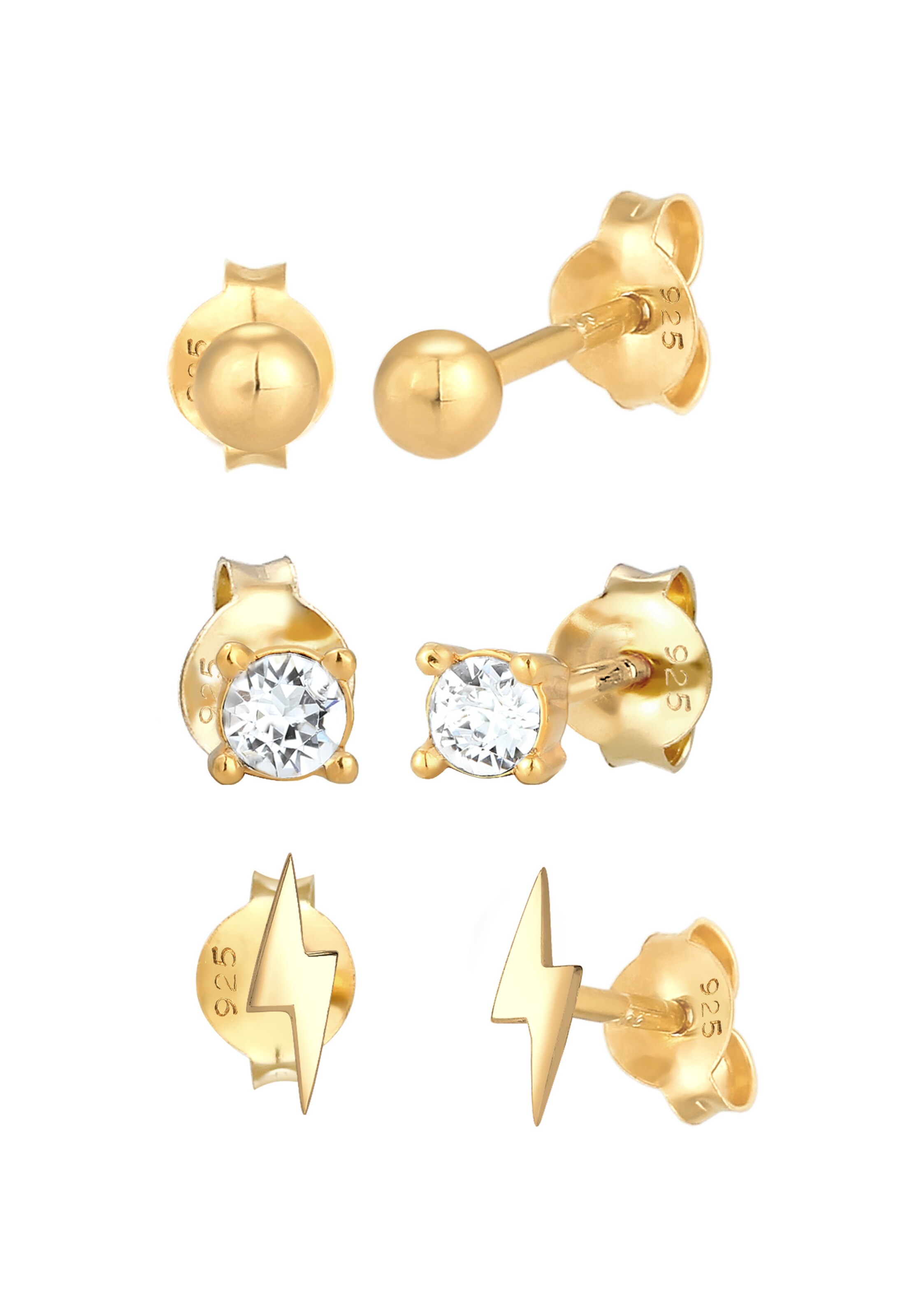 ELLI Sieraden set in Goud: voorkant