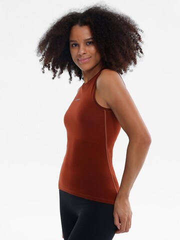 Haut de sport 'Merino Wool Tank Top' Jelenew en marron