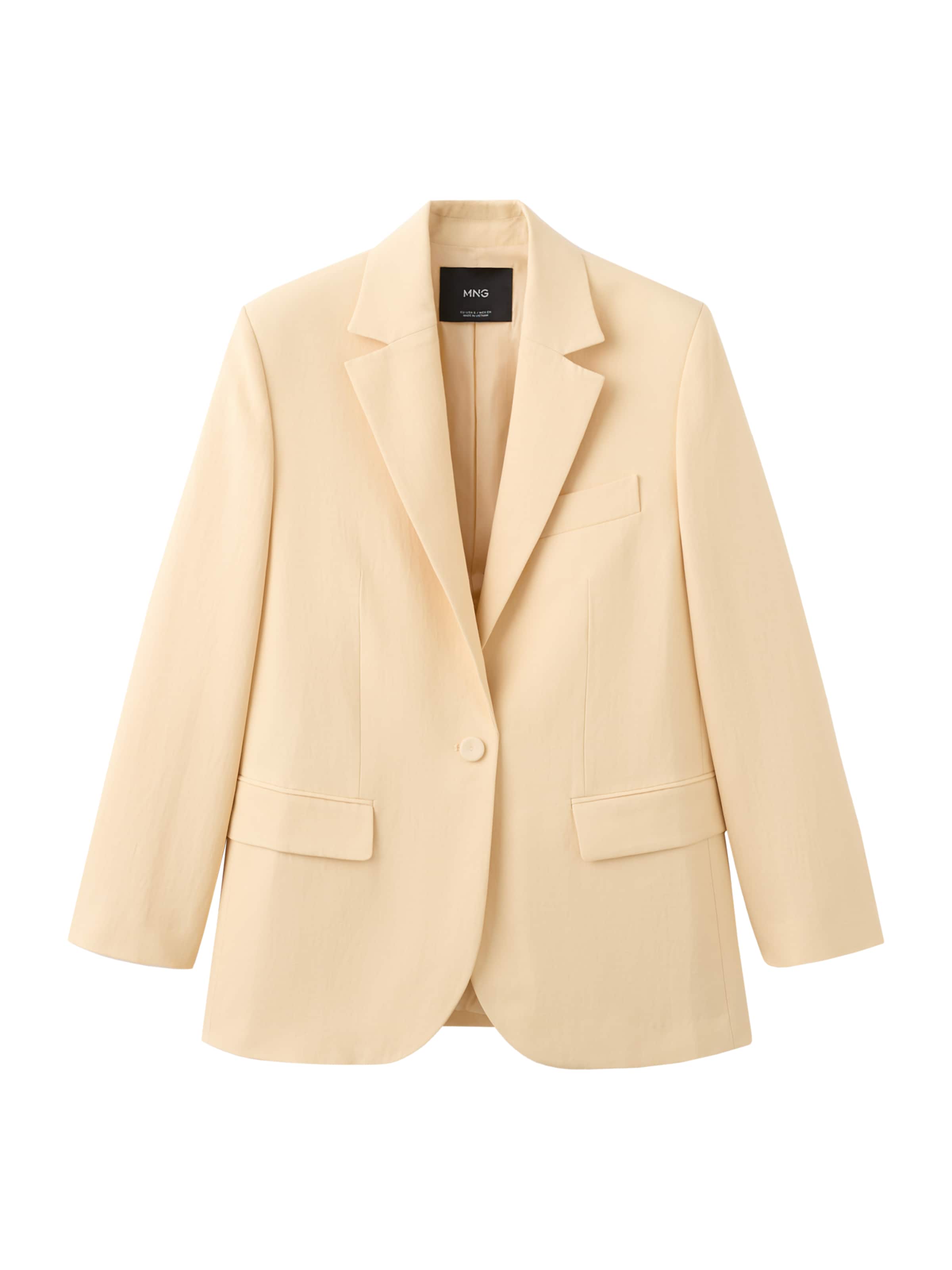 MANGO Blazer 'MARTINI' i lysegul, Produktvisning