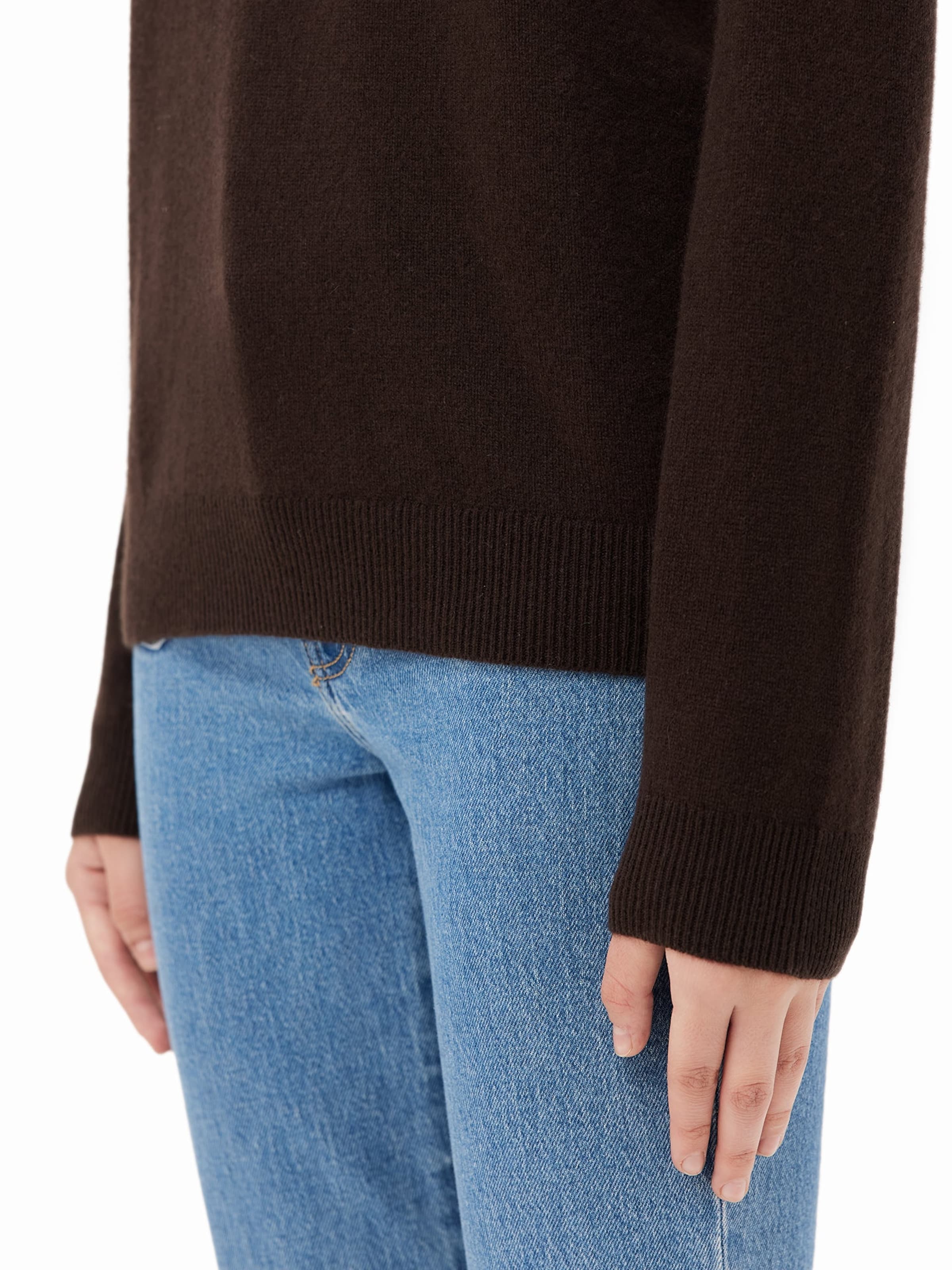 GOBI Cashmere - Jersey 'Cashmere Hat & Sweater Set' en marrón