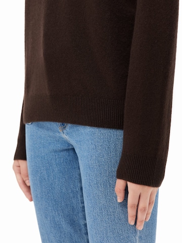 GOBI Cashmere Pullover 'Cashmere Hat & Sweater Set'‌‌‌‌ in Braun