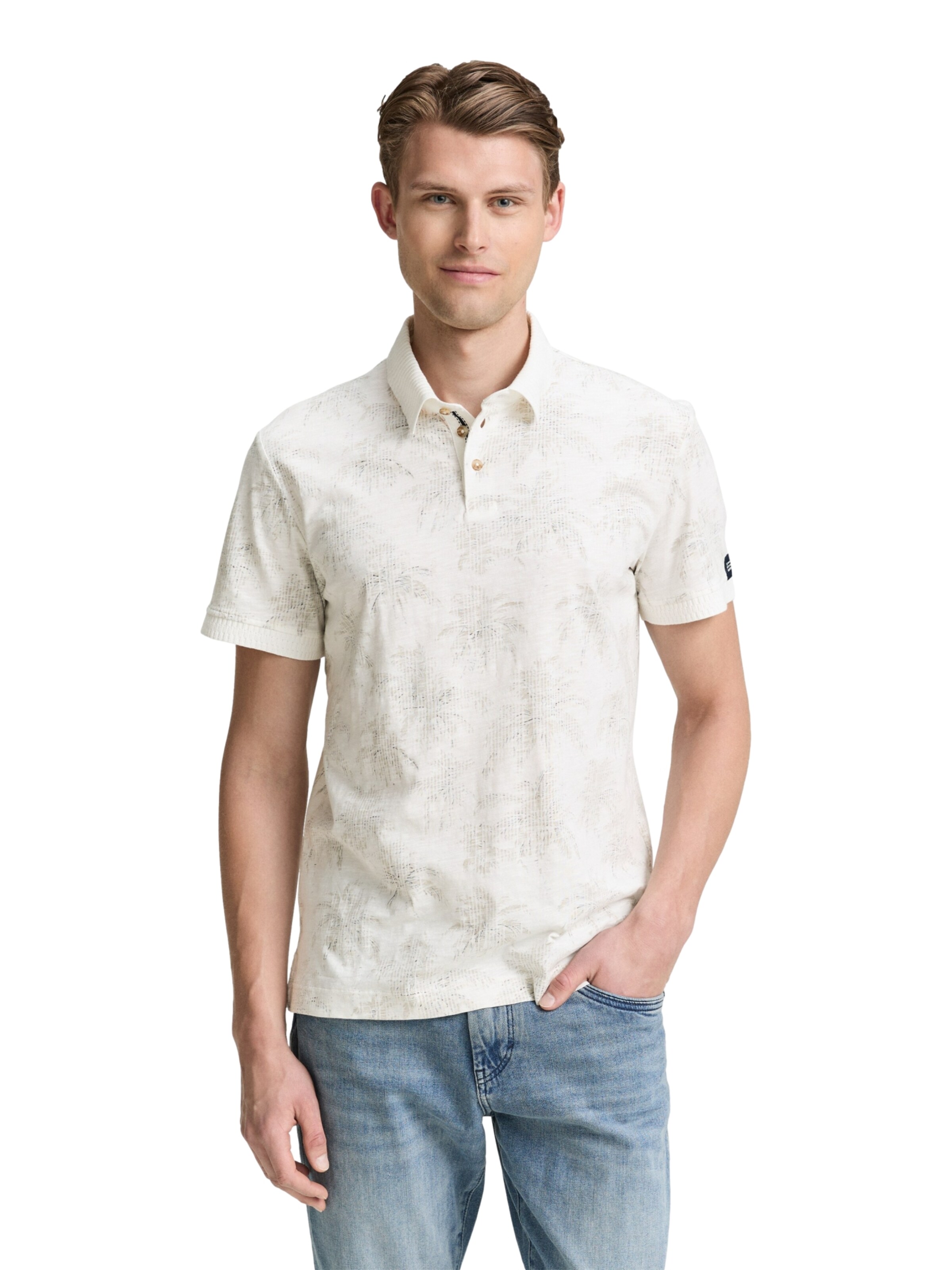 TOM TAILOR Shirt in White: front