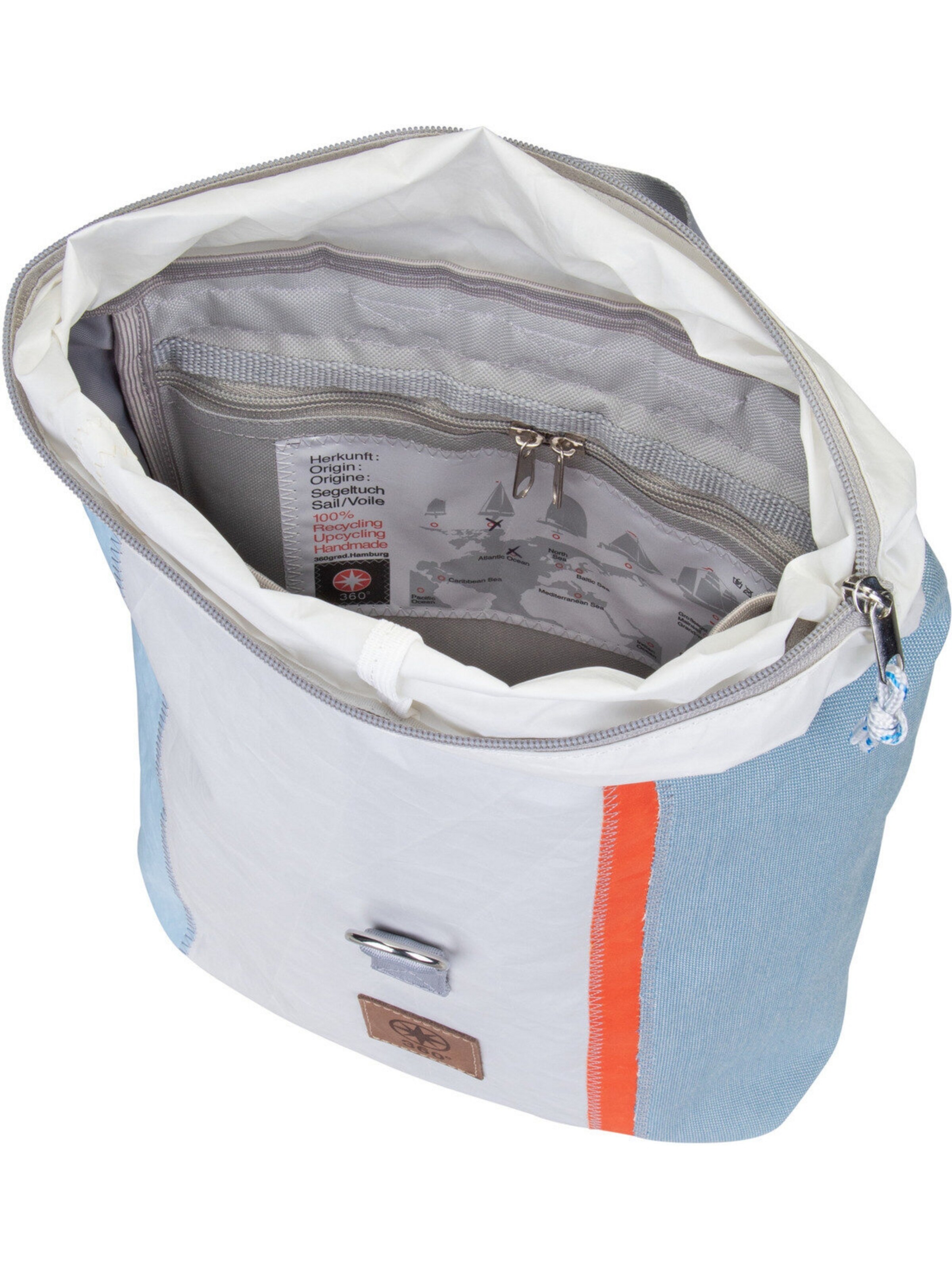 360 Grad Backpack 'Möwe' in Grey