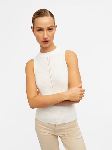 OBJECT Knitted top 'BIANKA' in White: front
