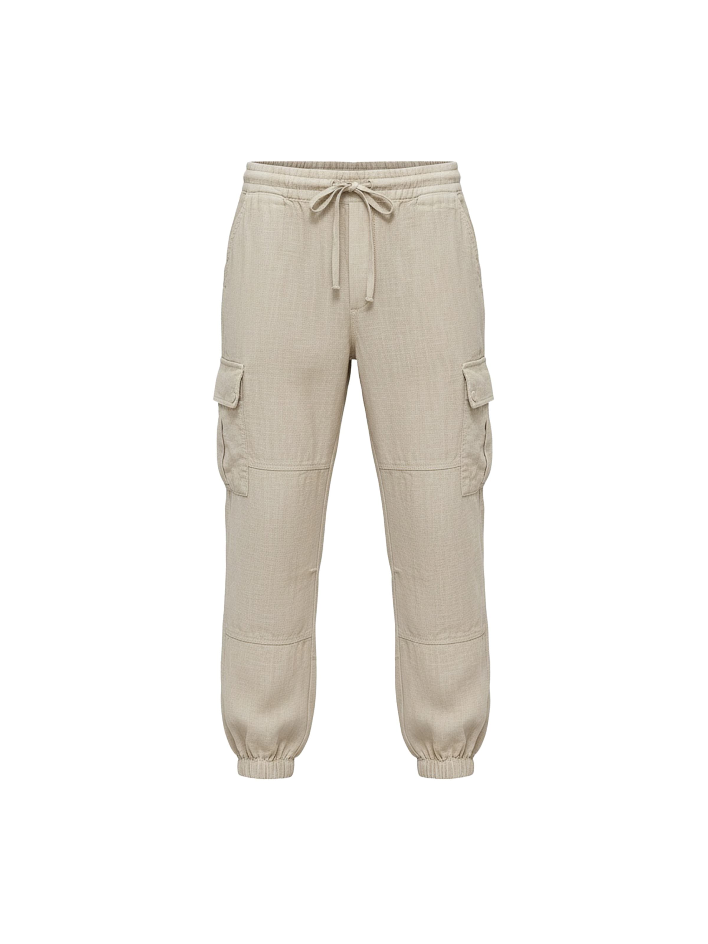 regular Pantaloni 'Haris' di Haris Cotton in beige: frontale