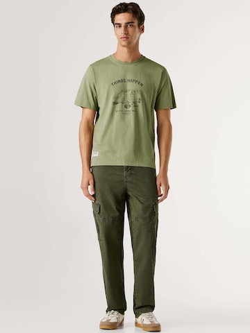 T-Shirt 'Sheldon' Pepe Jeans en vert