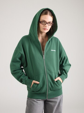 Pegador Sweatjacka 'CLARITA' i grön: framsida