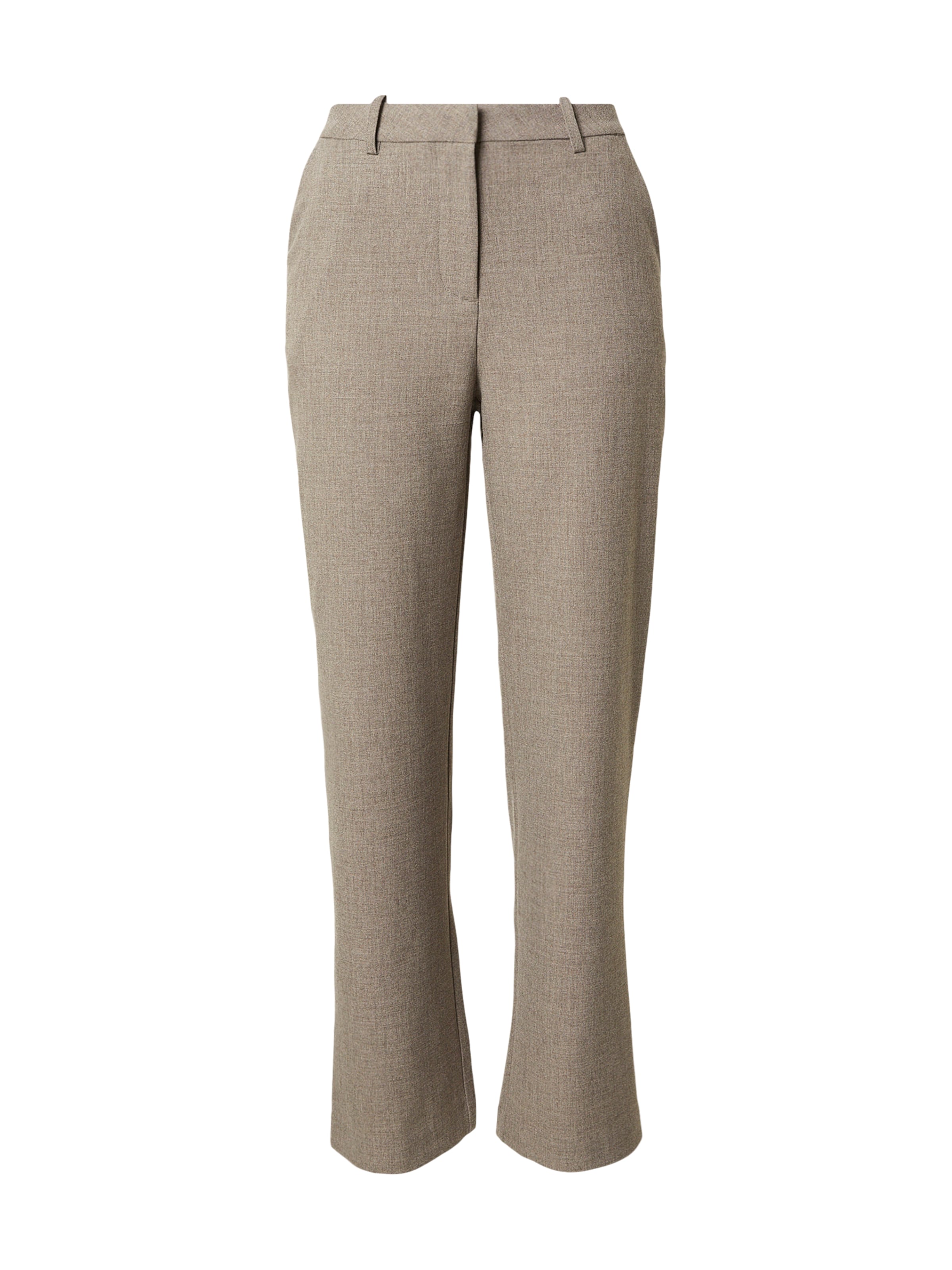 VERO MODA Regular Trousers 'VMZamira' in Grey: front