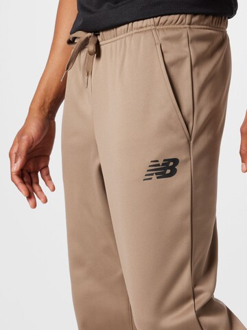 new balance Tapered Workout Pants 'Tenacity' in Beige