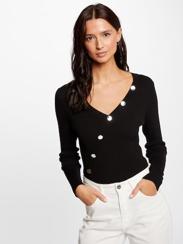 Morgan Sweater in Black: front