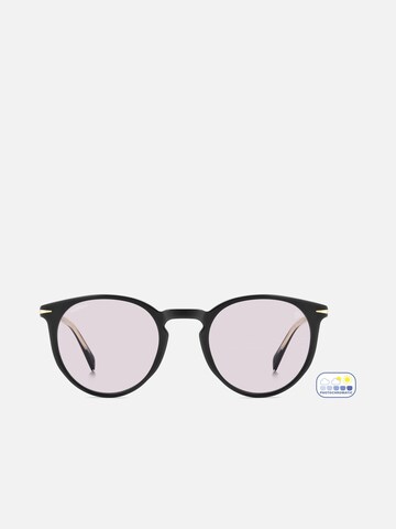 David Beckham Sunglasses in Black: front